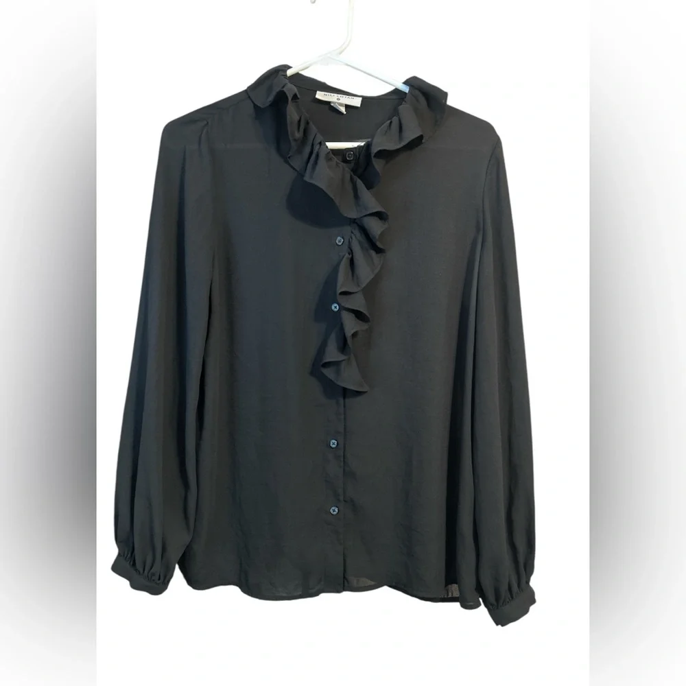 Nili Lotan x Target Black Sleeveless Blouse Black Size M – Like New - Picture 2 of 3